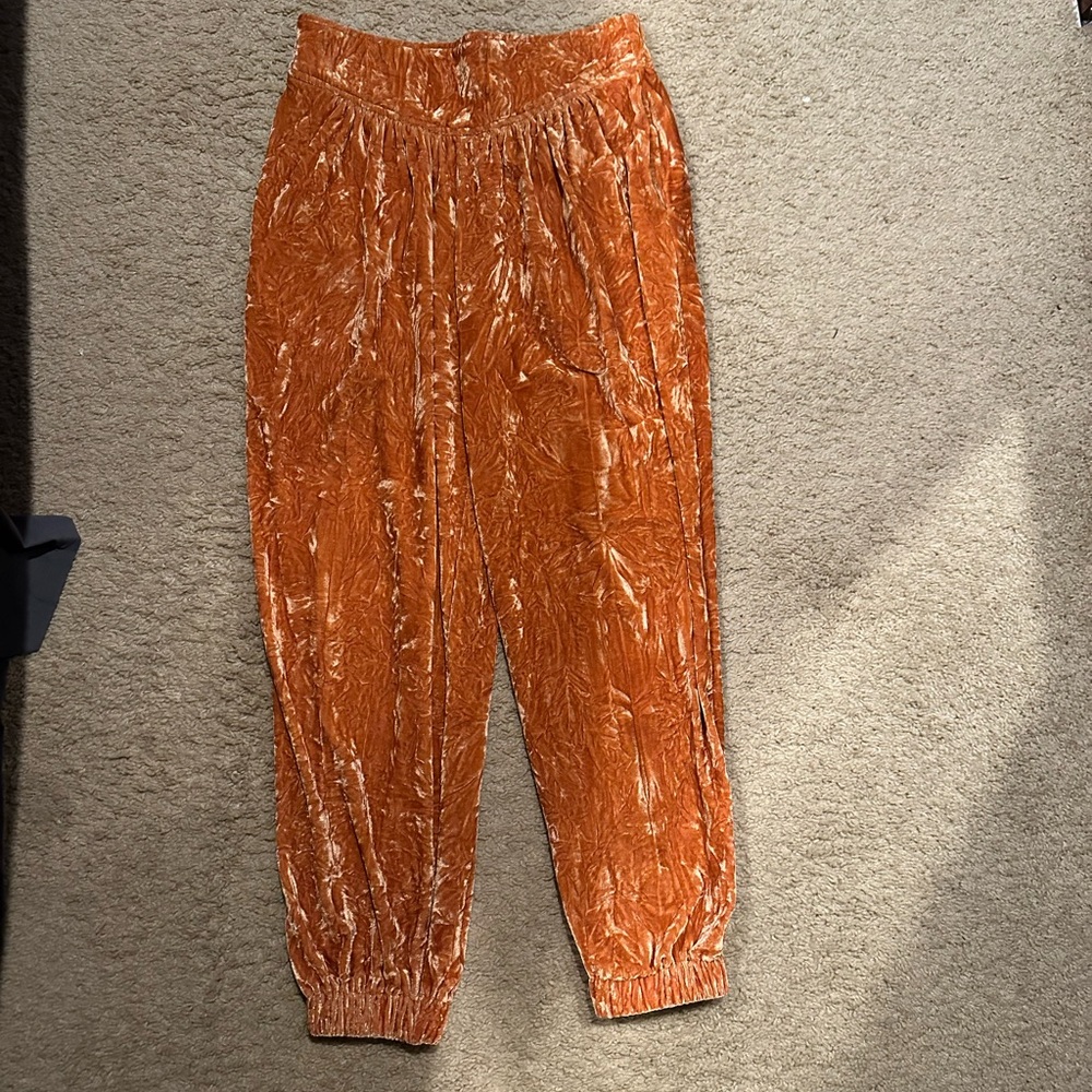Urban outfitters Velvet Joggers